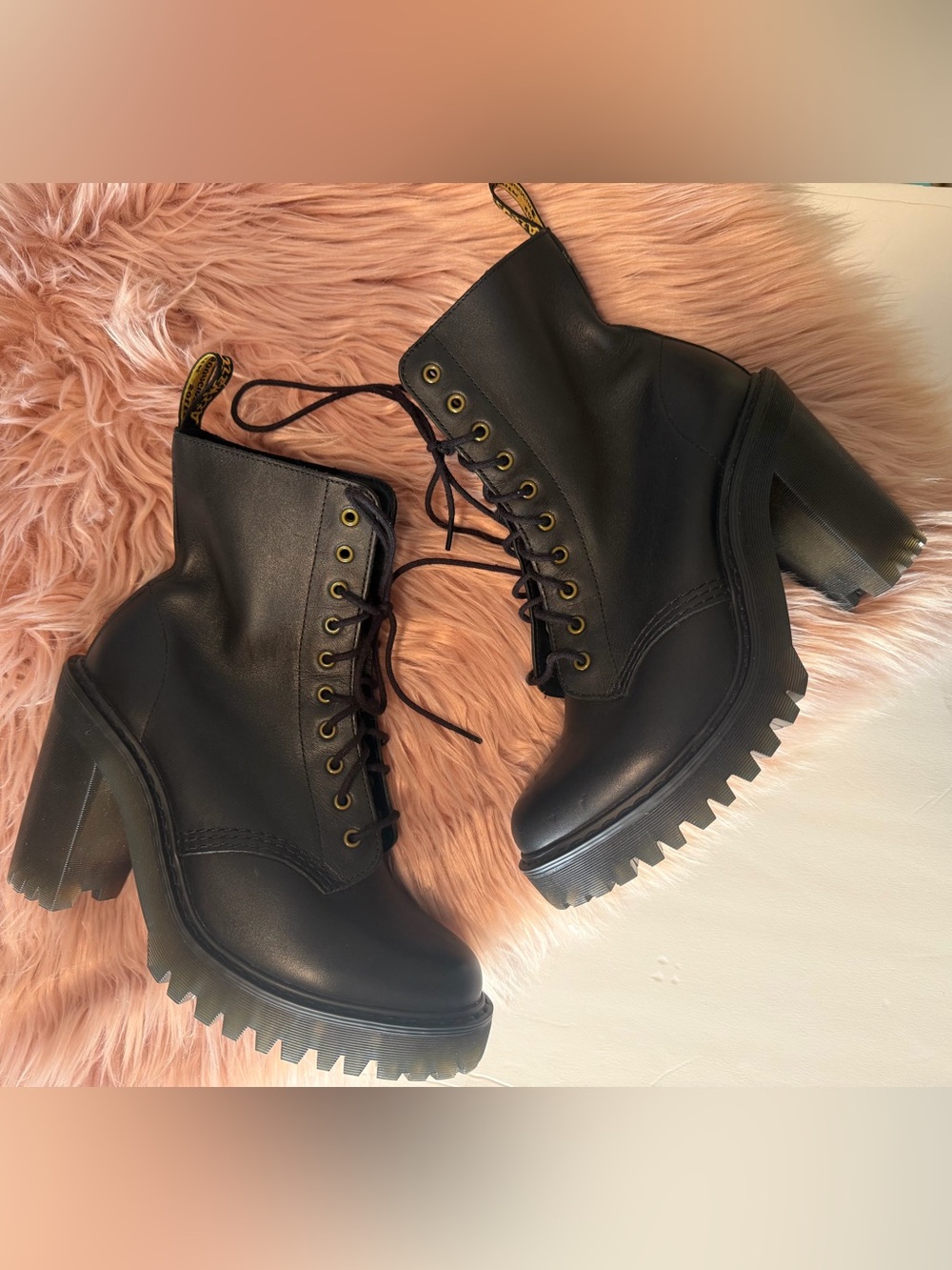 Dr. Martens Kendra Boots Black Size 7